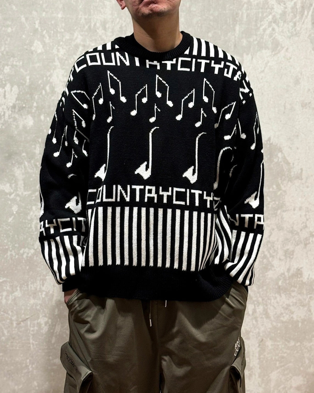 CITY COUNTRY CITY / KNIT SWEATER SITY COUNTRY CITY JAZZ (CCC-251K001)