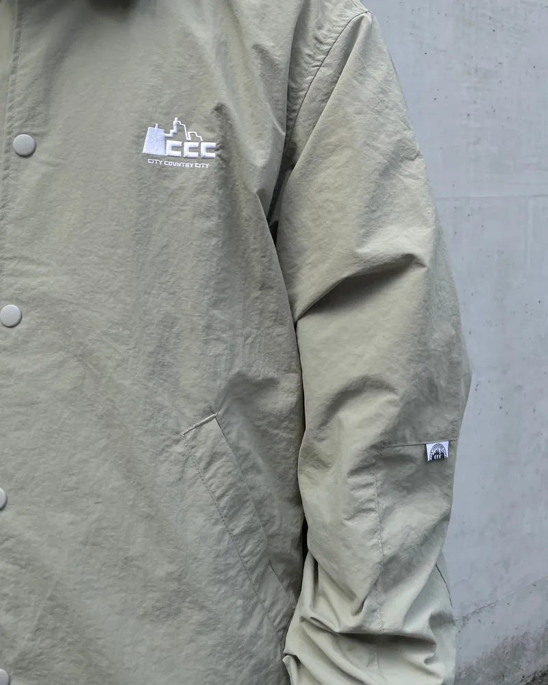 CITY COUNTRY CITY / NYLON COACH JACKET (CCC-243J001)