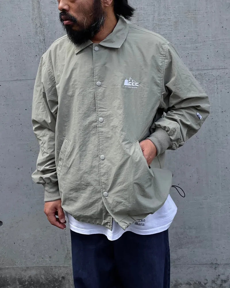 CITY COUNTRY CITY / NYLON COACH JACKET (CCC-243J001)