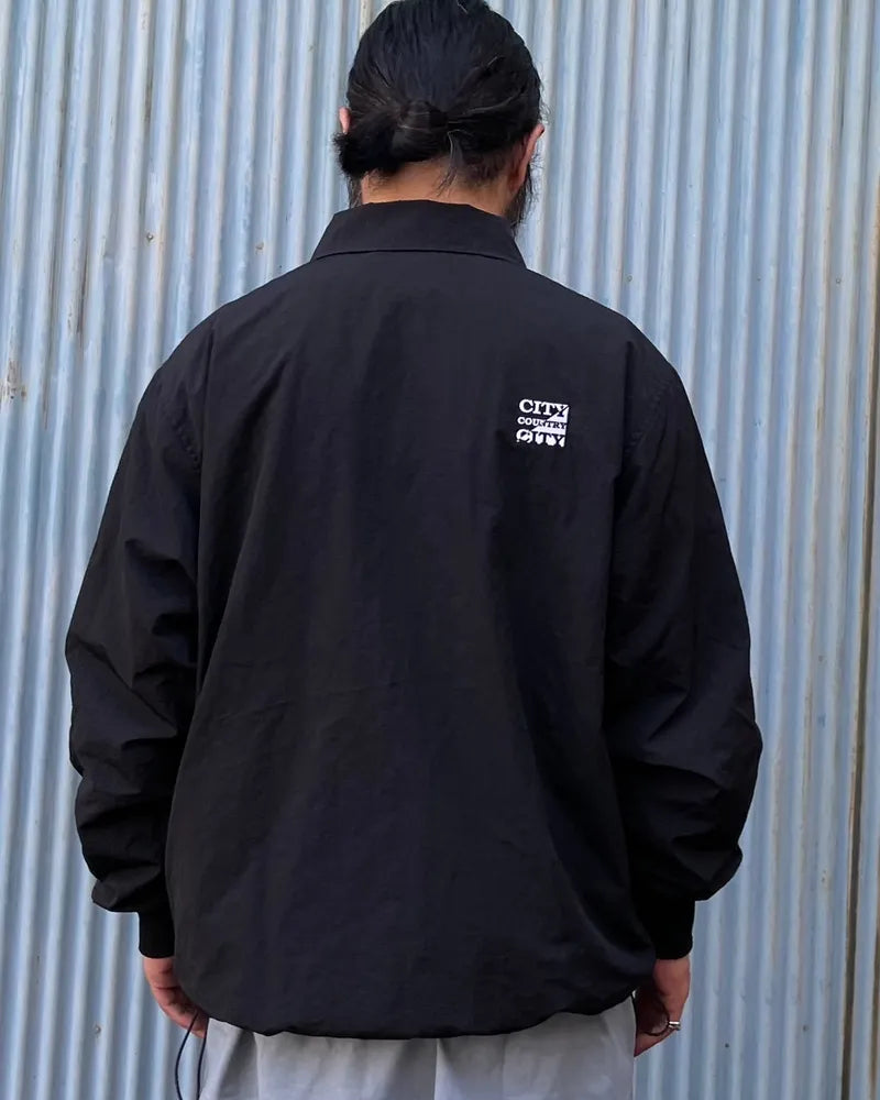 CITY COUNTRY CITY / NYLON COACH JACKET (CCC-243J001)