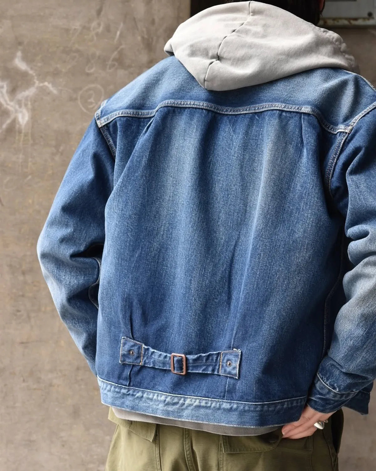 CIOTA / Single Pocket Denim Jacket (JKLM-301-NIMDBL-D)