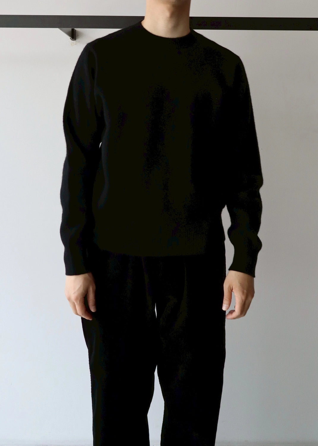 COMOLI / ラムズウール クルーネックニット (C03-06007)