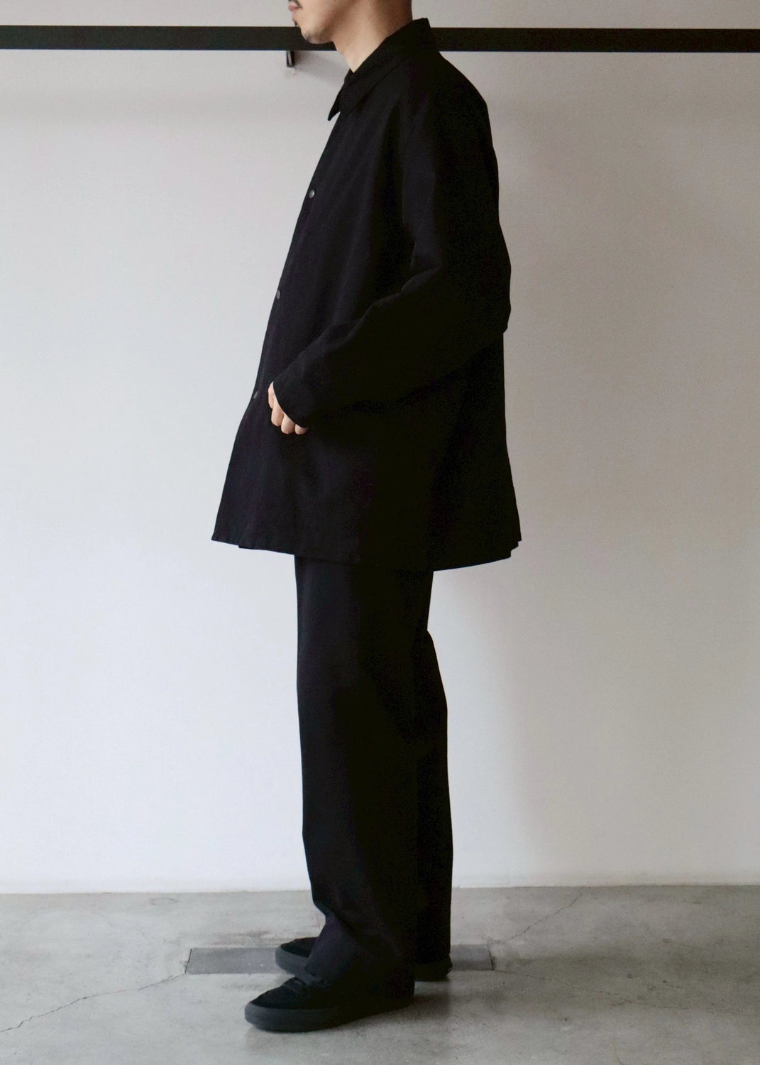 COMOLI / ポストワークツイル パンツ (C03-03011)　