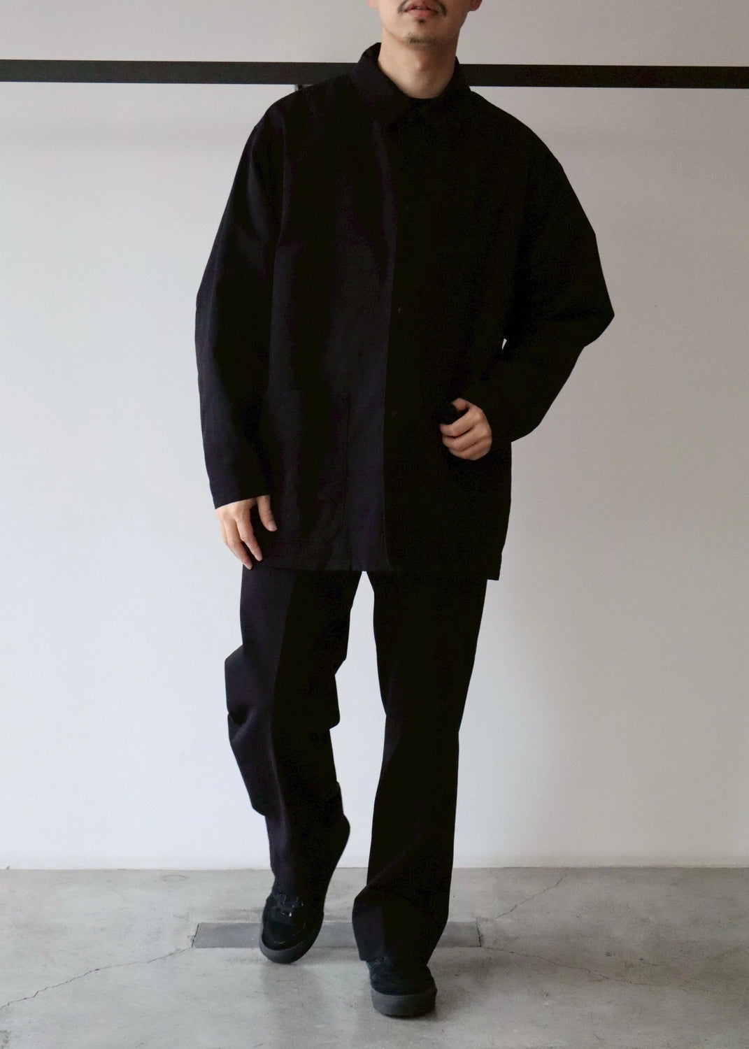 COMOLI / ポストワークツイル パンツ (C03-03011)　