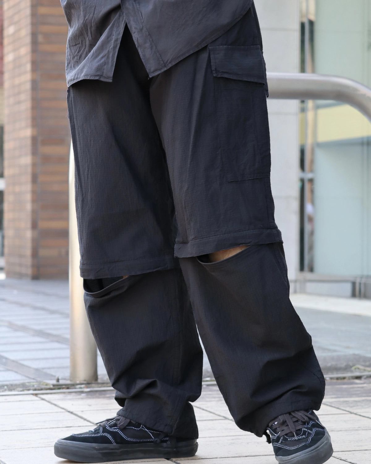 COMOLI / リップストップ コンバーティブル6Pパンツ (D01-03022)