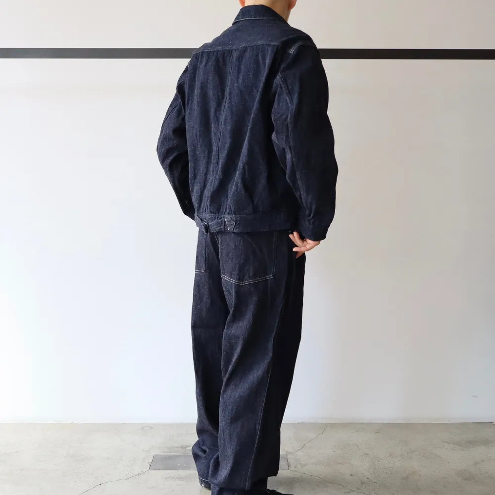 COMOLI / デニム ベルテッドパンツ (A03-03001)
