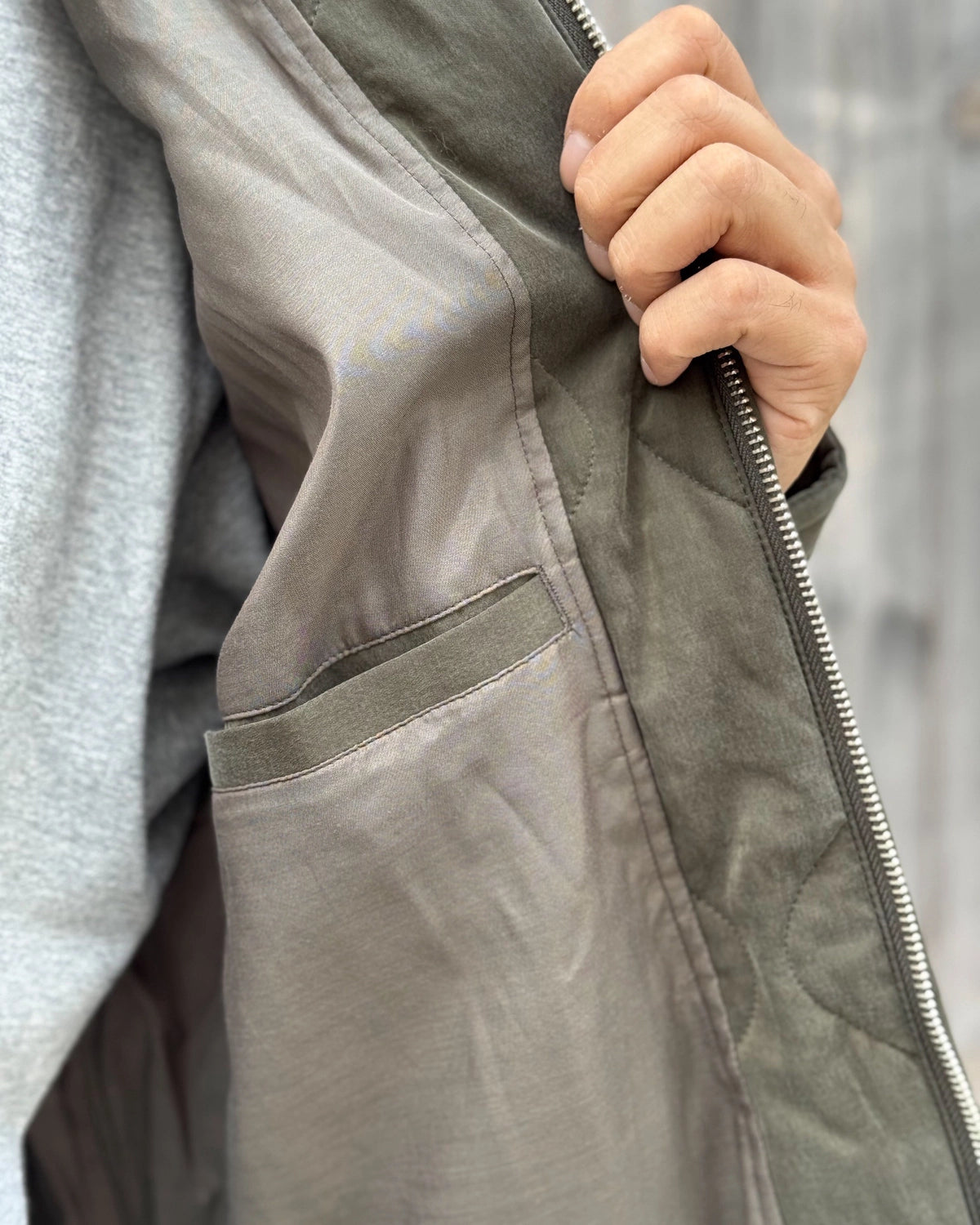 COOTIE PRODUCTIONS / Cu/Ny Satin Vietnam Liner Jacket (CTE-26A207)