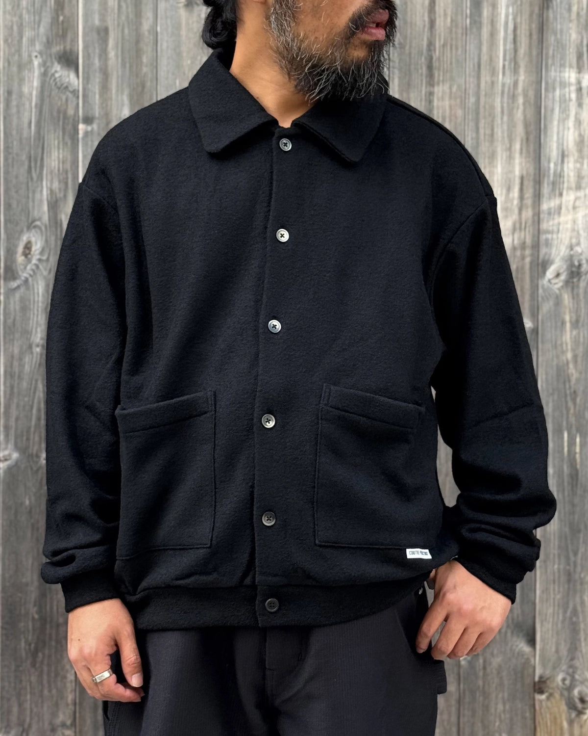 COOTIE PRODUCTIONS / W/N Boucle Polo Cardigan (CTE-26A307)