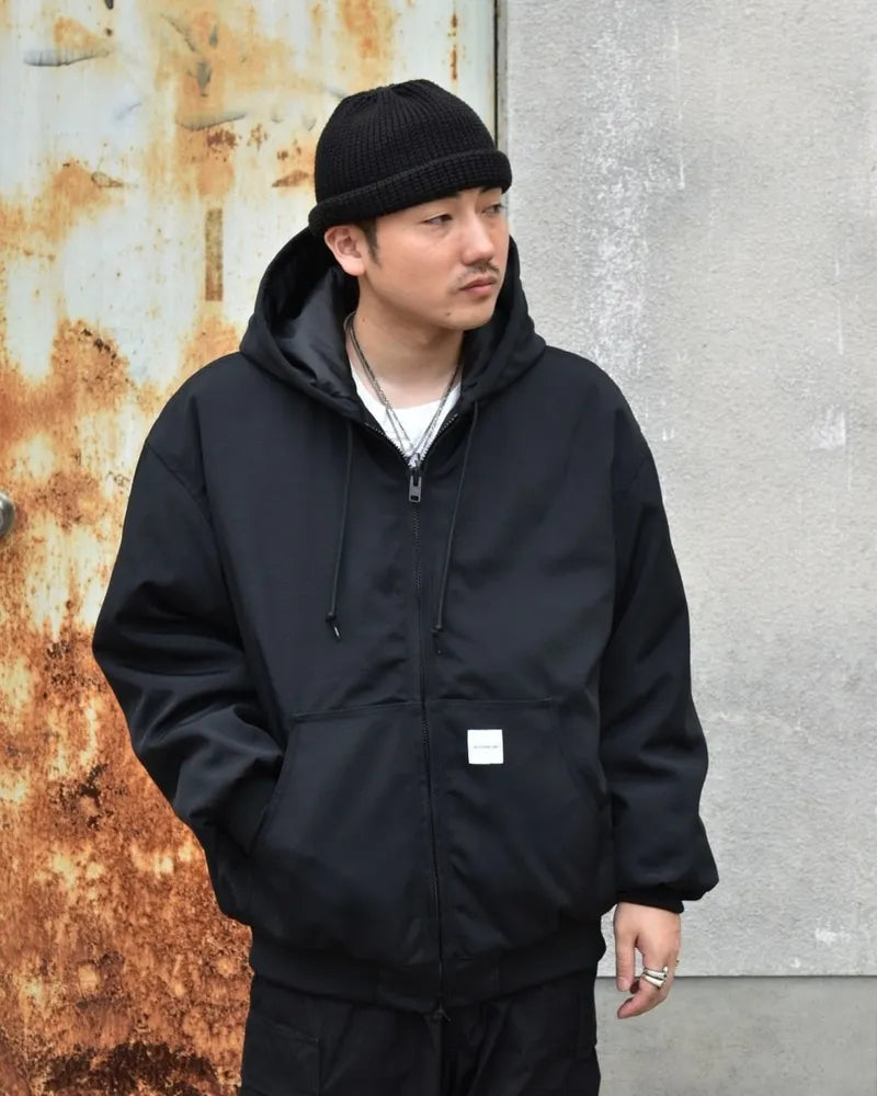 COOTIE PRODUCTIONS® / Padded Nylon OX hooded Work Jacket (CTE-24A210)