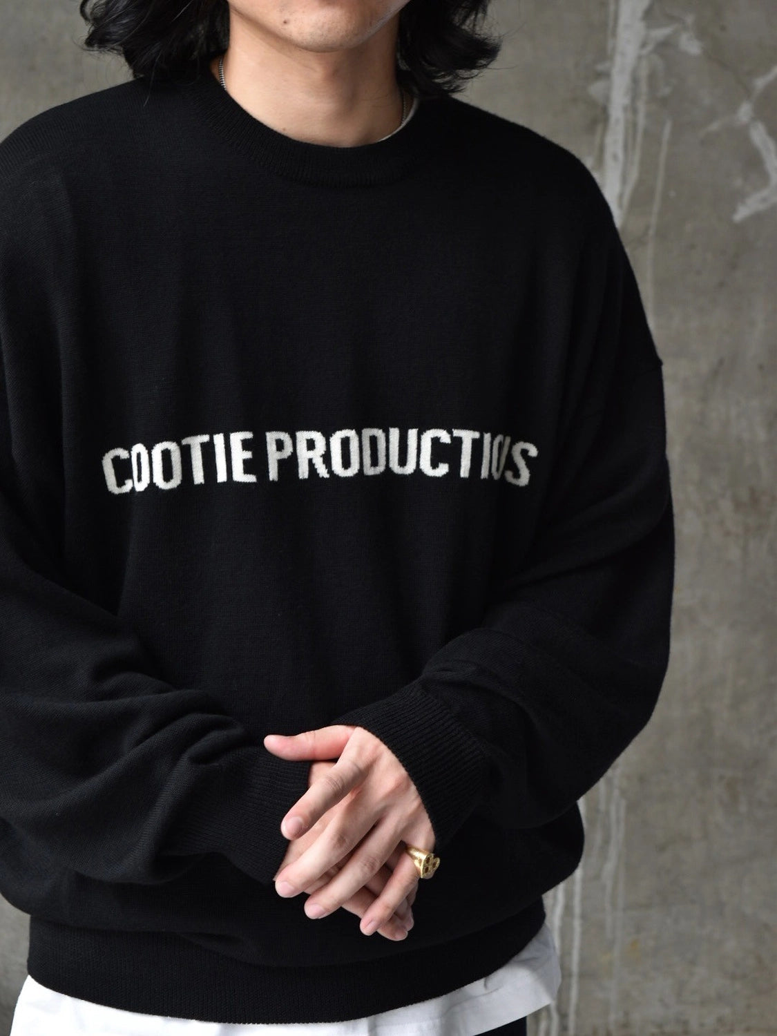 COOTIE PRODUCTIONS® / Intarsia Crew Sweater (CTE-25A323)