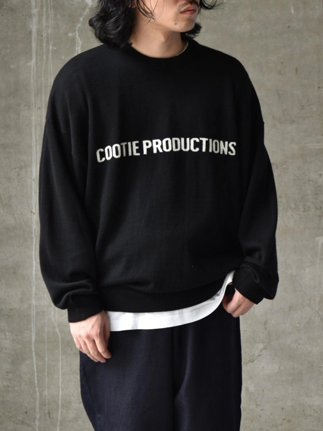 COOTIE PRODUCTIONS® / Intarsia Crew Sweater (CTE-25A323)
