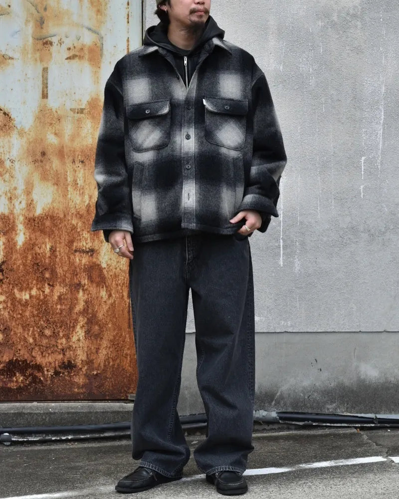 COOTIE PRODUCTIONS® / Ombre Check Wool CPO Jacket (CTE-24A217)