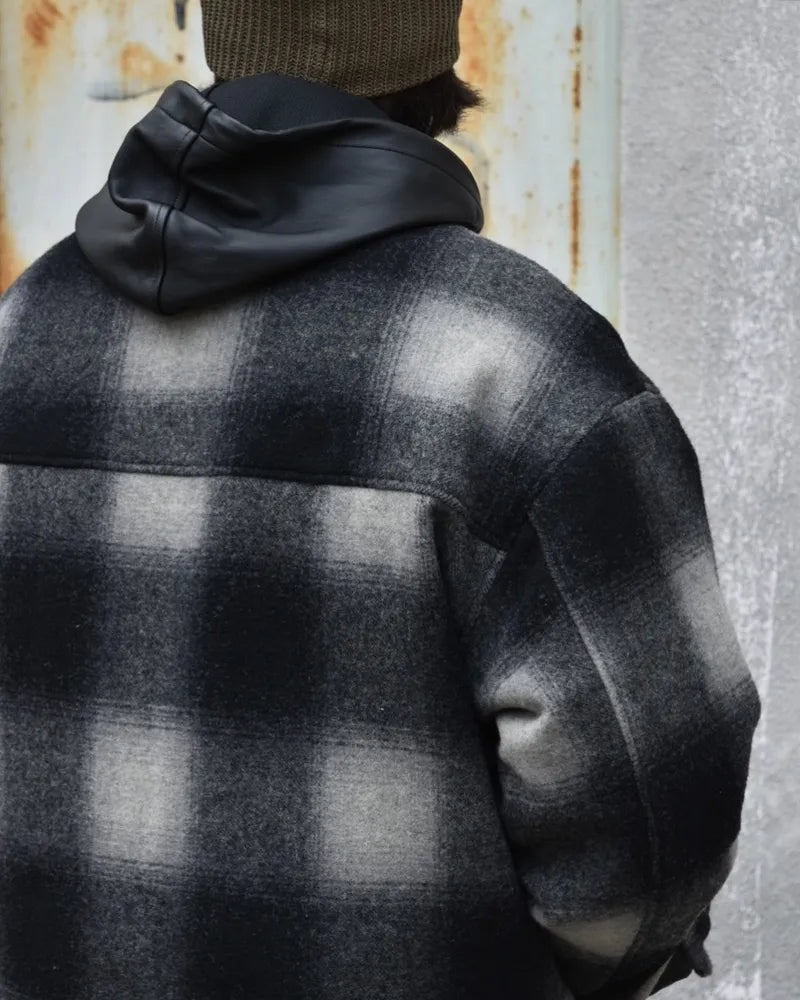 COOTIE PRODUCTIONS® / Ombre Check Wool CPO Jacket (CTE-24A217)