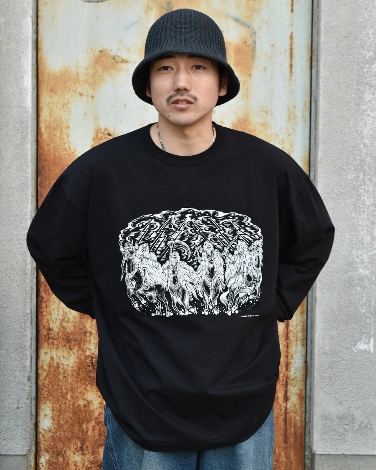 COOTIE PRODUCTIONS® × Magical Design / Print L/S Tee (CTE-24A338)