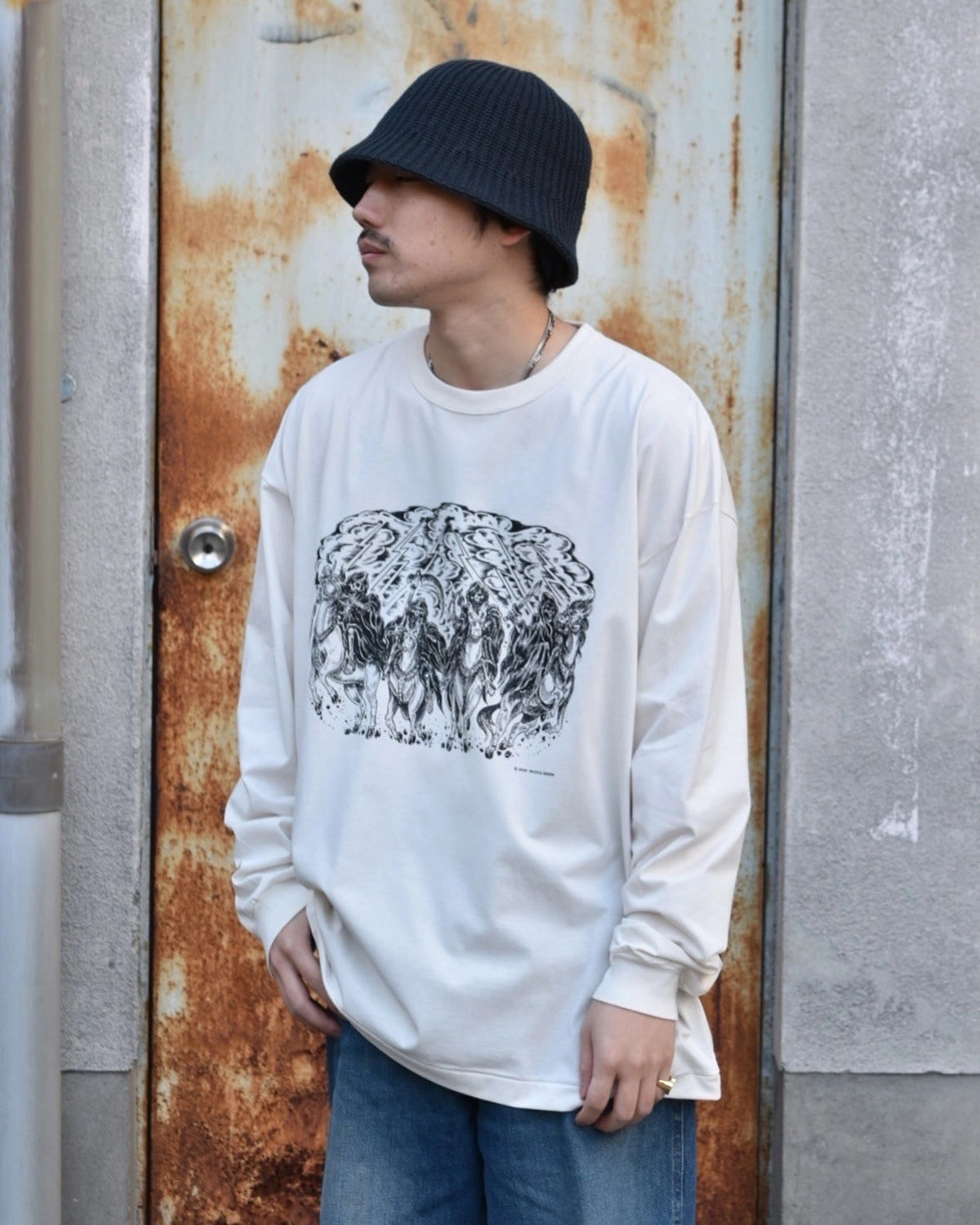 COOTIE PRODUCTIONS® × Magical Design / Print L/S Tee (CTE-24A338)