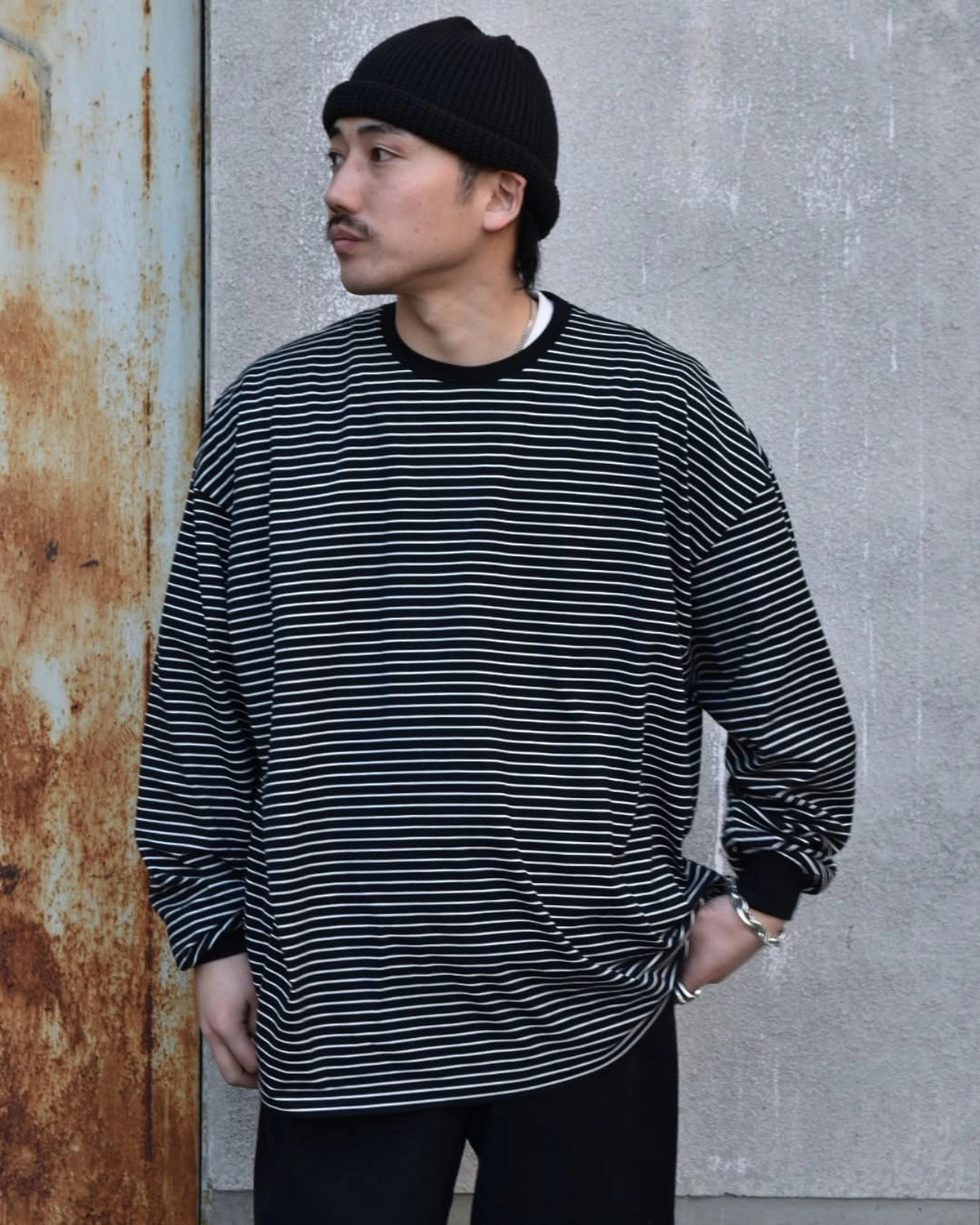 トップス COOTIE Polyester Border L/S Tee COOTIE PRODUCTIONS®(クーティー プロダクションズ)/ Border L