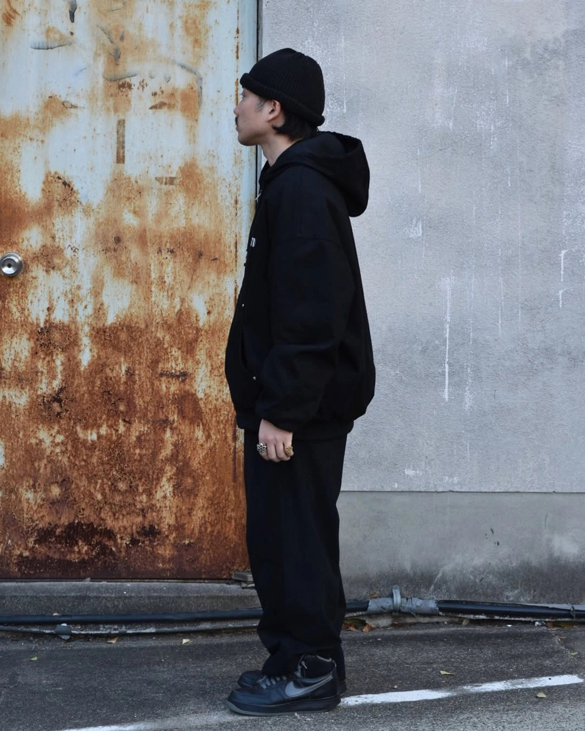 COOTIE PRODUCTIONS®  / Abyss Dyed Hooded Work Jacket (CTE-25S209)