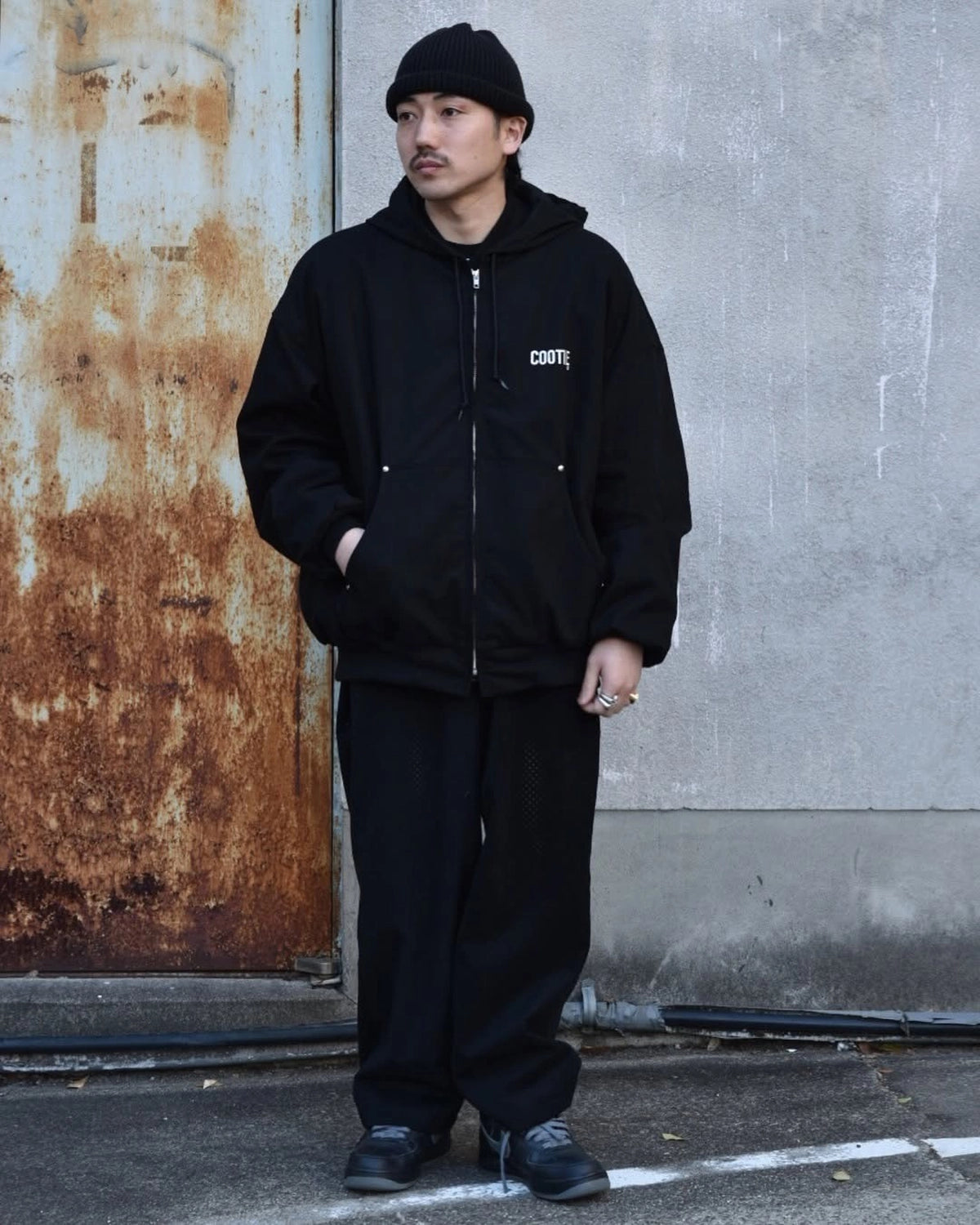 COOTIE PRODUCTIONS®  / Abyss Dyed Hooded Work Jacket (CTE-25S209)