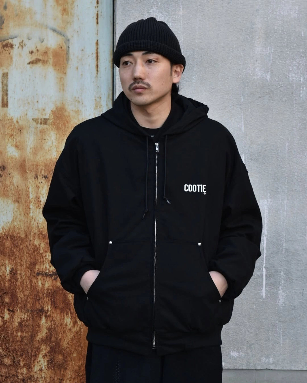 COOTIE PRODUCTIONS®  / Abyss Dyed Hooded Work Jacket (CTE-25S209)