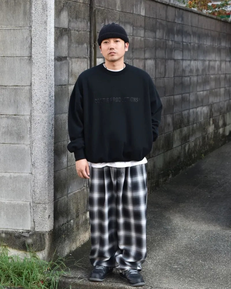 COOTIE PRODUCTIONS® / Open End Yarn Sweat Crew - Embroidery (CTE-24S333)