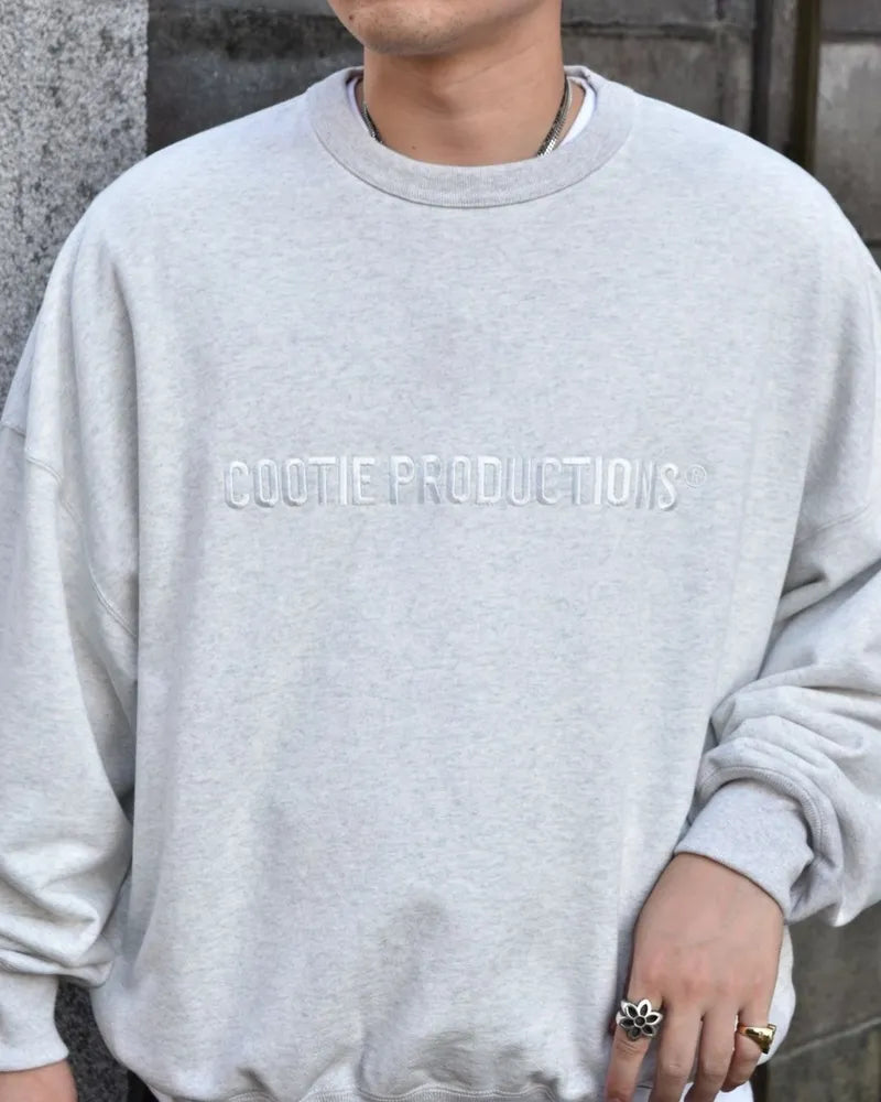 COOTIE PRODUCTIONS® / Open End Yarn Sweat Crew - Embroidery (CTE-24S333)