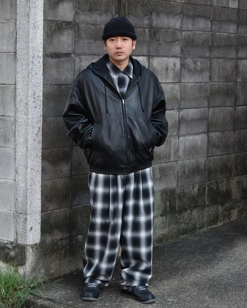 COOTIE PRODUCTIONS® / T/W 2 Tuck Easy Pants (CTE-24A101-CHECK)