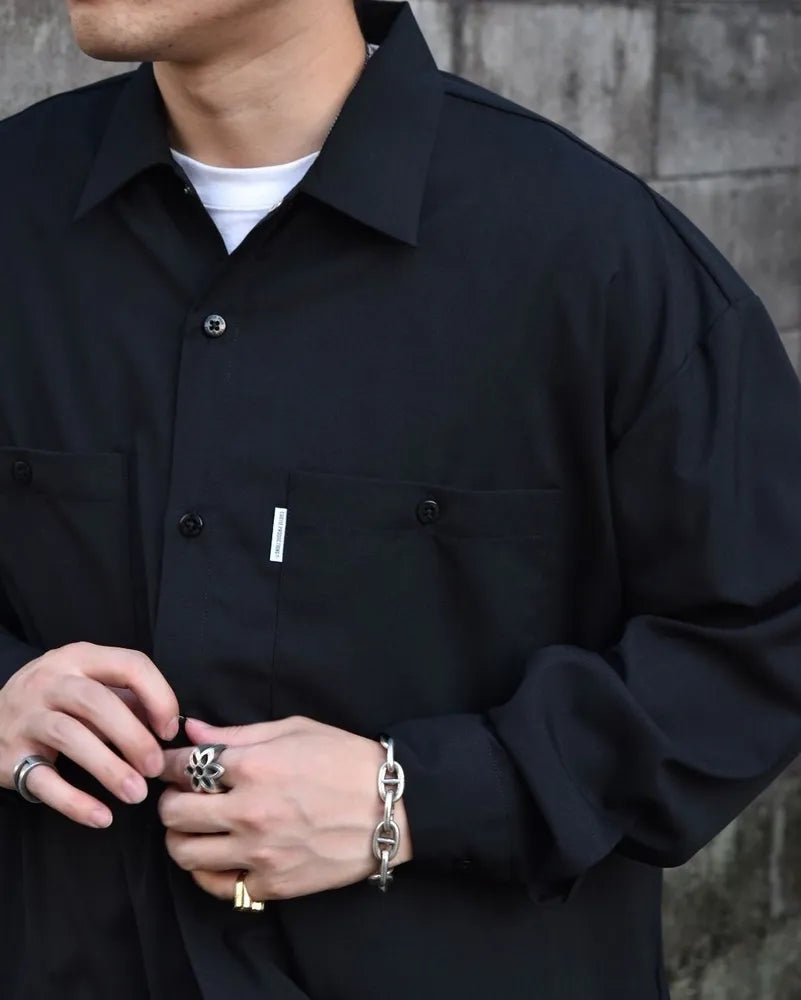 COOTIE PRODUCTIONS® / T/W Work L/S Shirt (CTE-24A401-PLAIN)