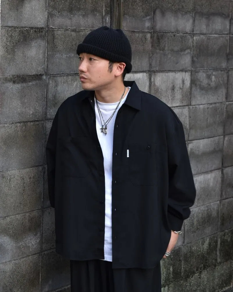 COOTIE PRODUCTIONS® / T/W Work L/S Shirt (CTE-24A401-PLAIN)