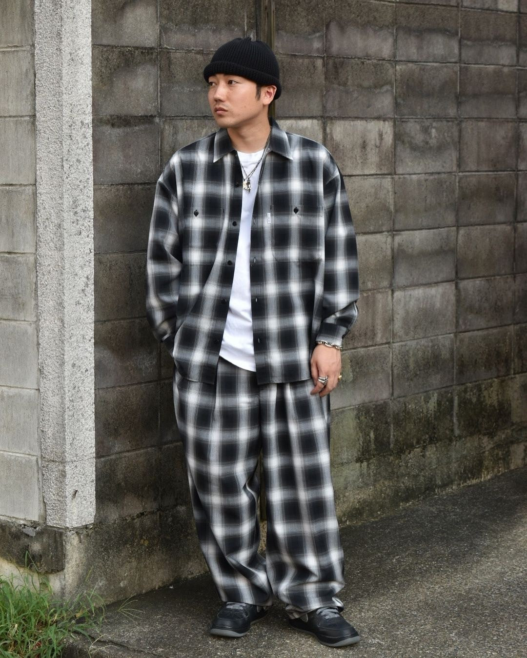 COOTIE PRODUCTIONS® / T/W 2 Tuck Easy Pants (CTE-24A101-CHECK)