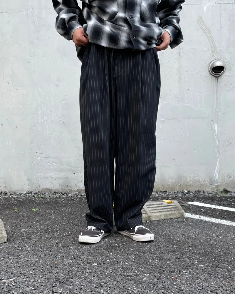 COOTIE PRODUCTIONS® / T/W 2 Tuck Easy Pants (CTE-24A101-STRIPE)