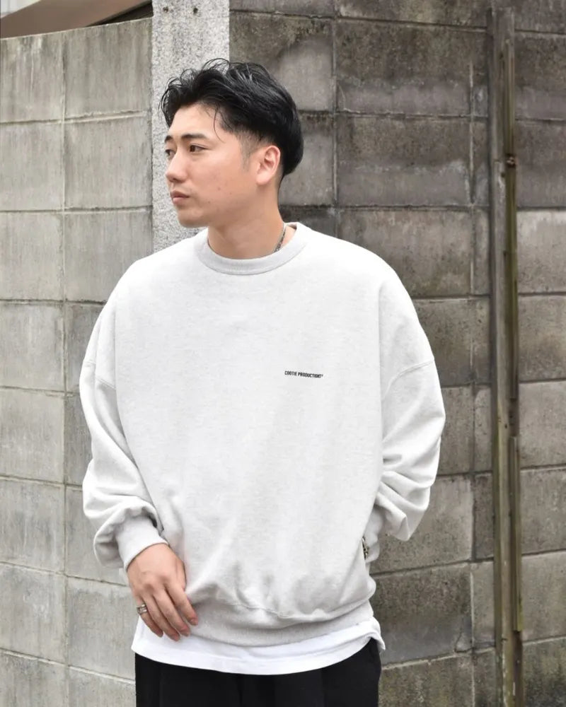 COOTIE PRODUCTIONS® / Open End Yarn Plain Sweat Crew (CTE-24A308)