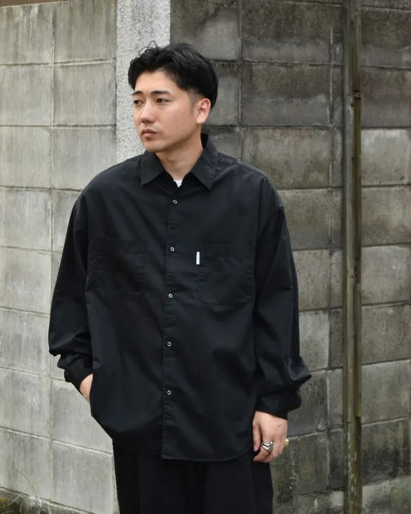 COOTIE PRODUCTIONS® / Cotton Satin L/S Shirt (CTE-24A406)