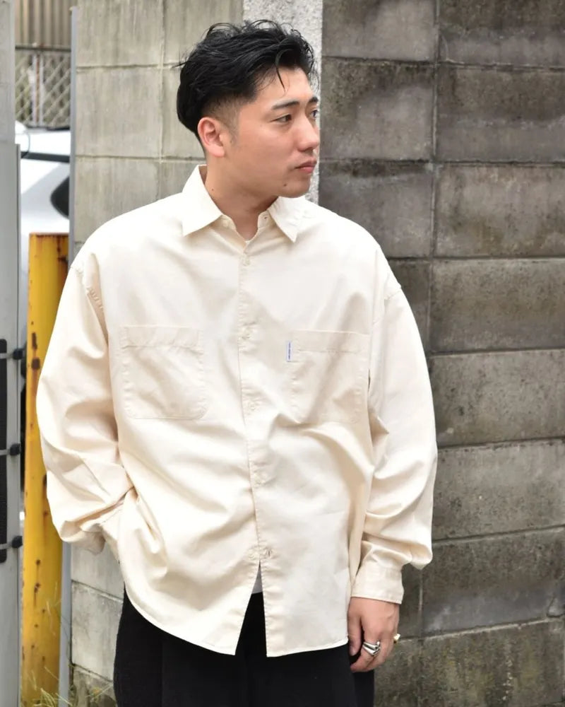 COOTIE PRODUCTIONS® / Cotton Satin L/S Shirt (CTE-24A406)