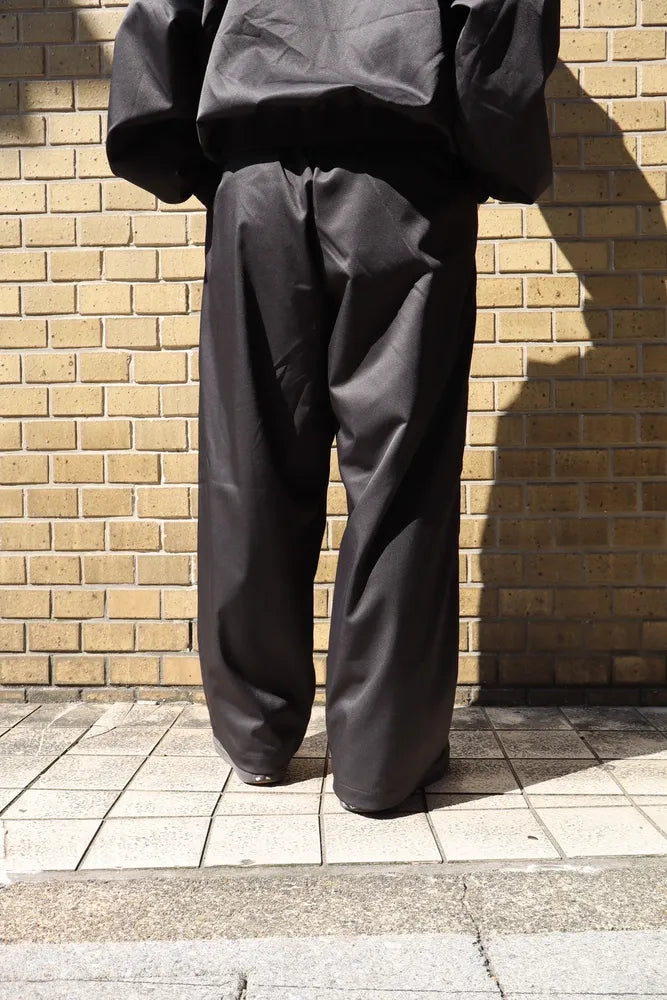 COOTIE PRODUCTIONS® / Polyester Twill 2 Tuck Track Pants (CTE-24S127)