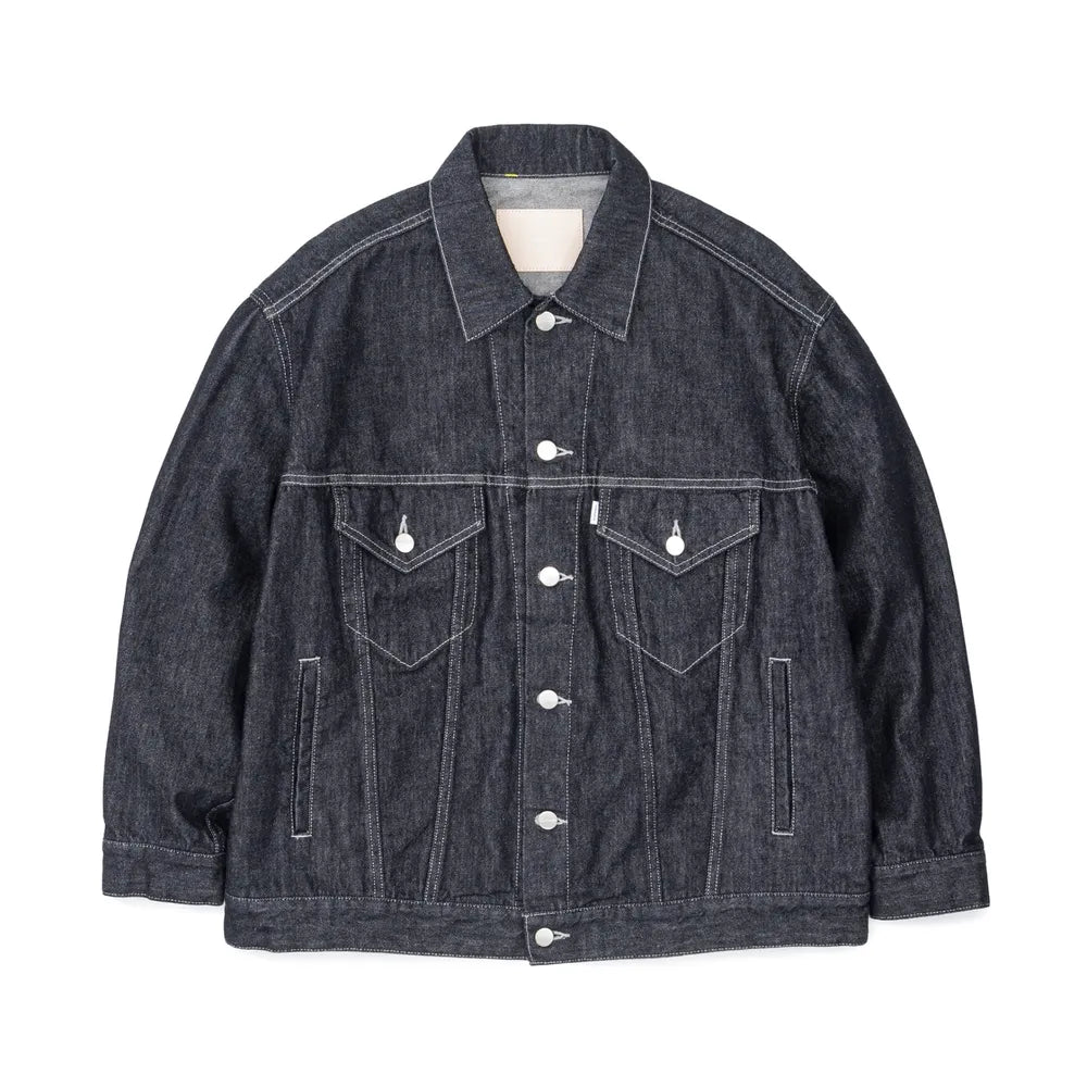 Graphpaper の Colorfast Denim Trucker Jacket (GM251-30215B)