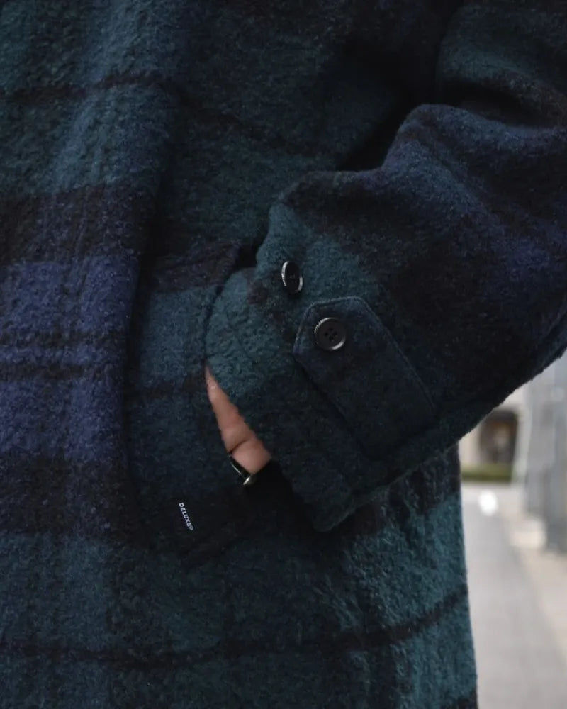 DELUXE / × PENDLETON  CHECKED COAT (24AD5322)