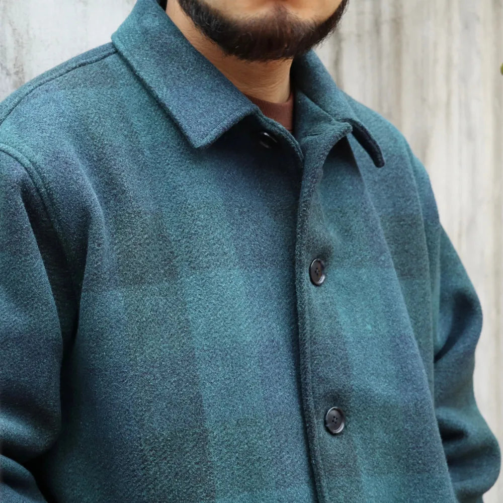 DESCENDANT / CLAIRTON PLAID JACKET (242TQDS-JKM02)