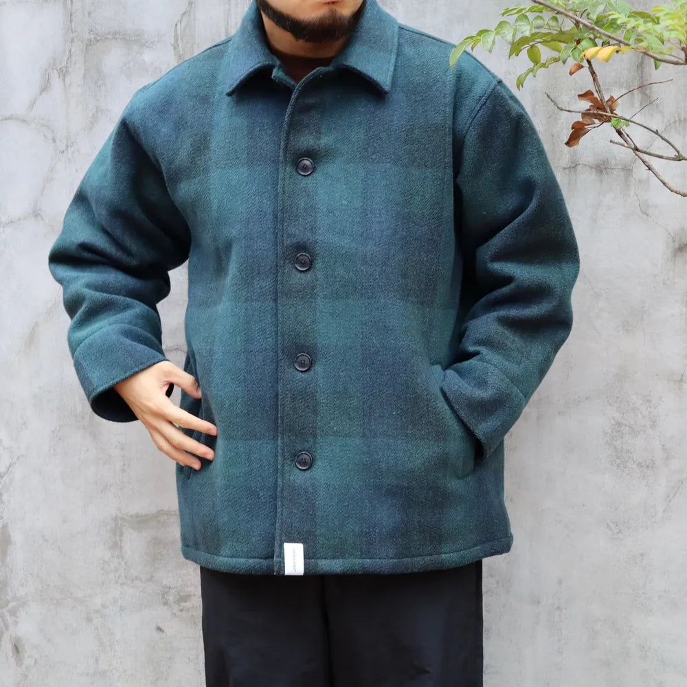 DESCENDANT / CLAIRTON PLAID JACKET (242TQDS-JKM02)