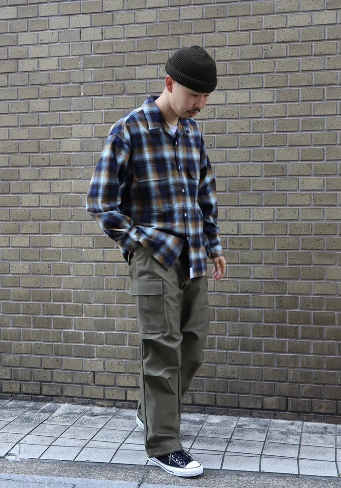 DESCENDANT / MILPITAS PLAID LS SHIRT (242TQDS-SHM03)