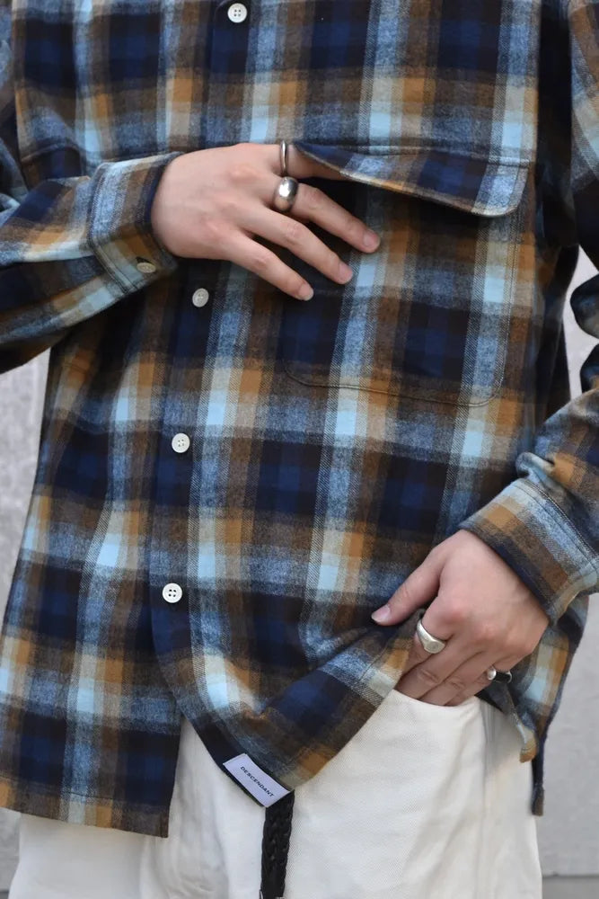 DESCENDANT / MILPITAS PLAID LS SHIRT (242TQDS-SHM03)