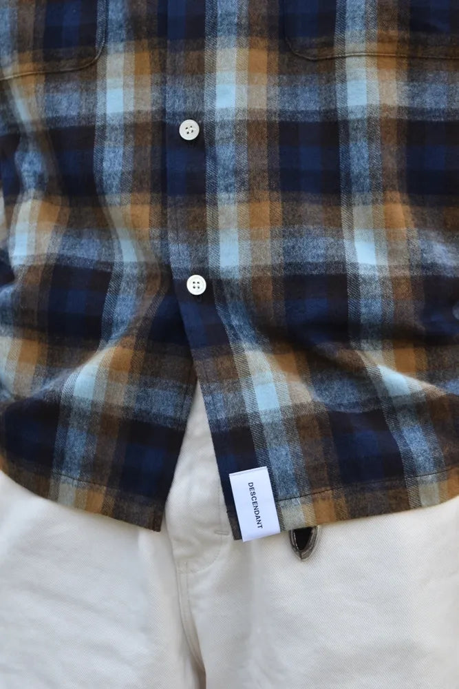 DESCENDANT / MILPITAS PLAID LS SHIRT (242TQDS-SHM03)