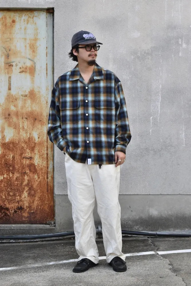 DESCENDANT / MILPITAS PLAID LS SHIRT (242TQDS-SHM03)