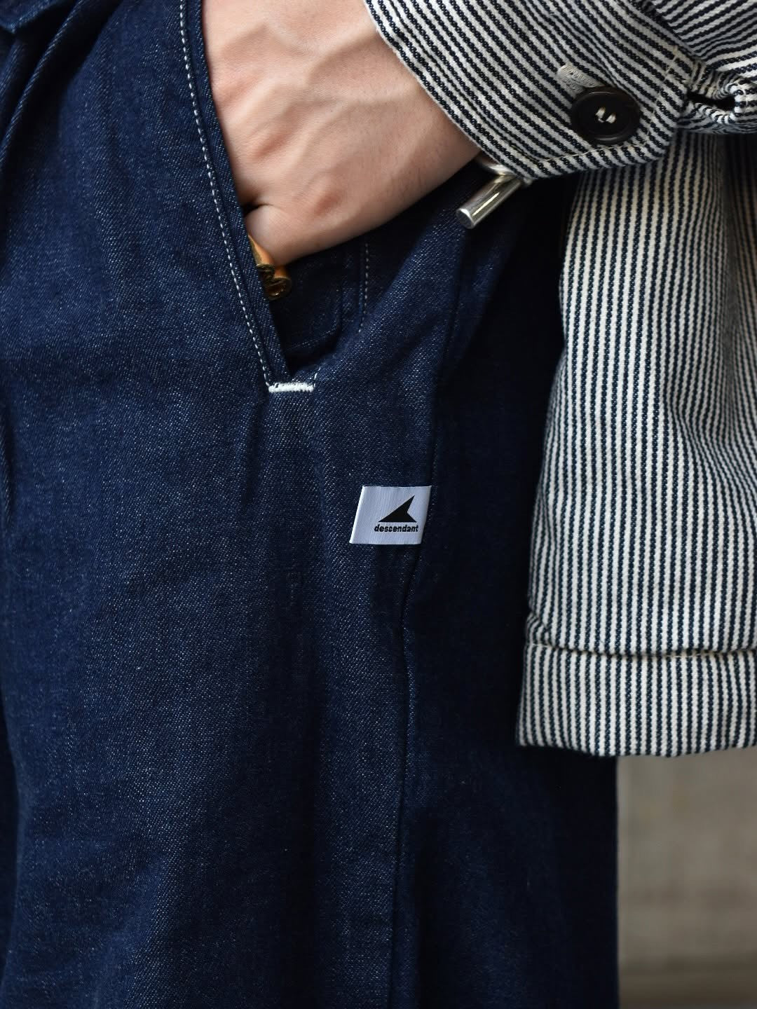 DESCENDANT × Post O’Alls / CINCH DENIM TROUSERS POST O'ALLS (252PODS-PTM01)