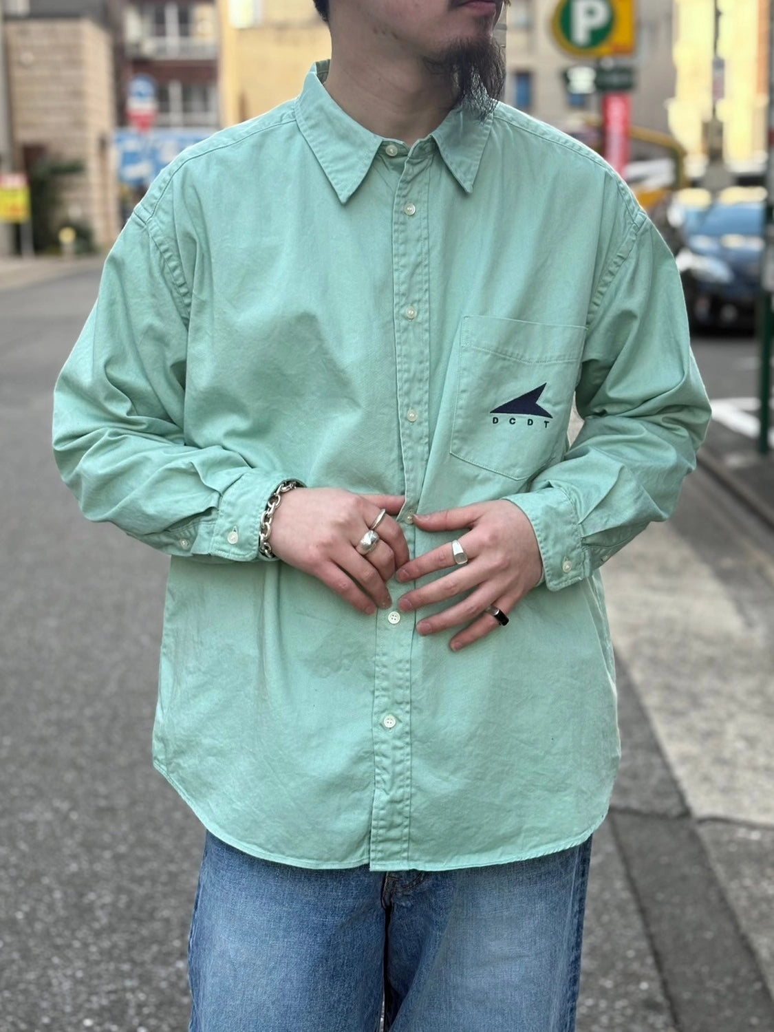 DESCENDANT / KENNEDY'S TWILL LS SHIRT (251WVDS-SHM03)