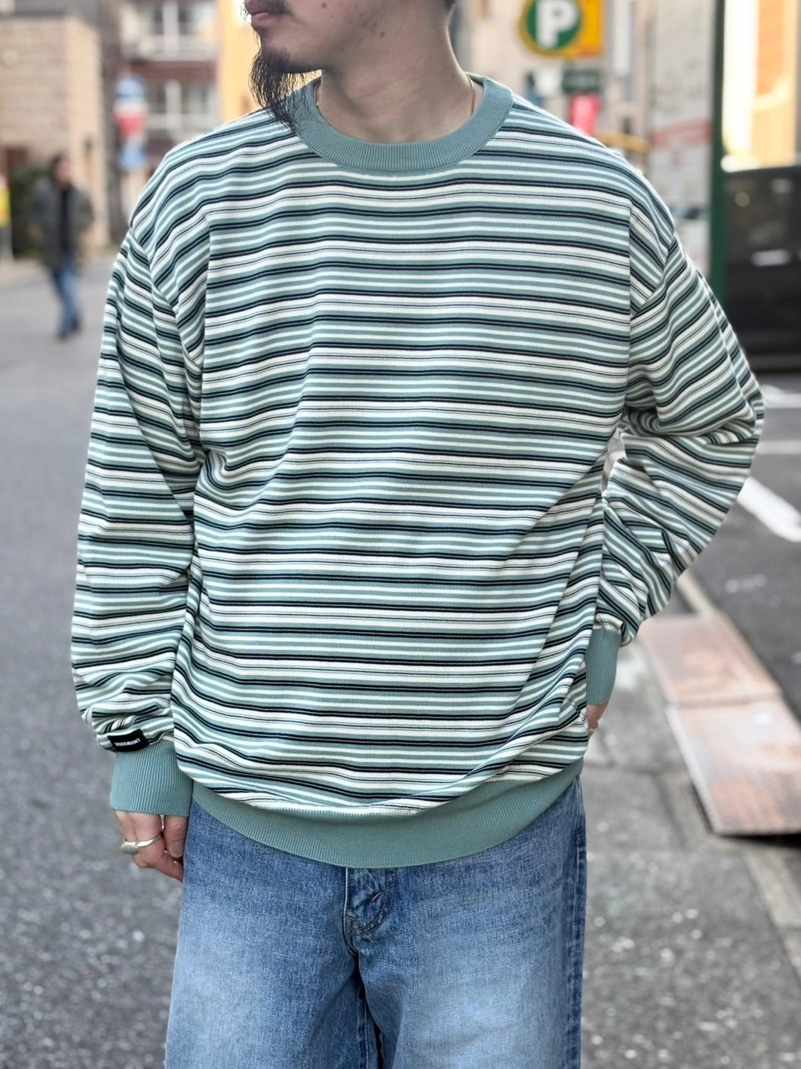 DESCENDANT / NALU CREW NECK KNIT (251MADS-KNM01)