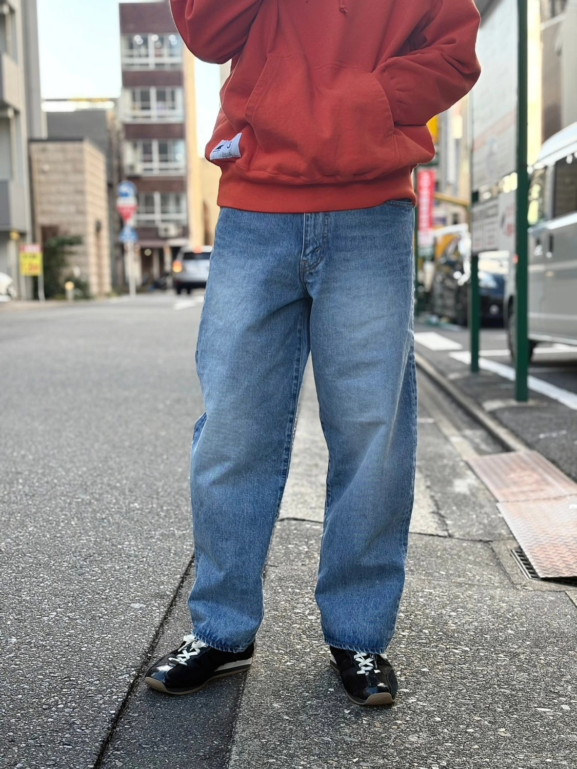 DESCENDANT /  1995 DENIM TROUSERS BUGGY HARD WASH (251WVDS-PTM04)