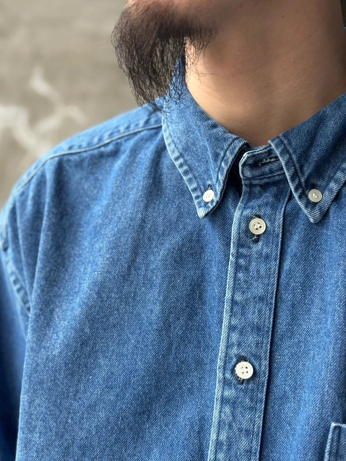 DESCENDANT / ALLMAN DENIM LS SHIRT (251WVDS-SHM04)