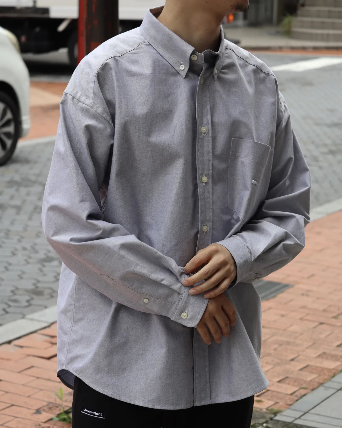 DESCENDANT / KENNEDY'S OXFORD LS SHIRT (262CPDS-SHM01)