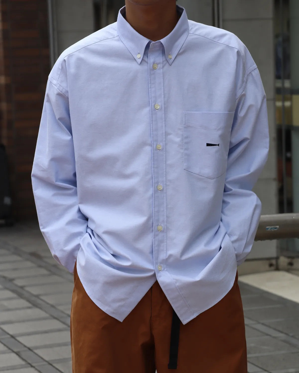 DESCENDANT / KENNEDY'S OXFORD LS SHIRT (262CPDS-SHM01)