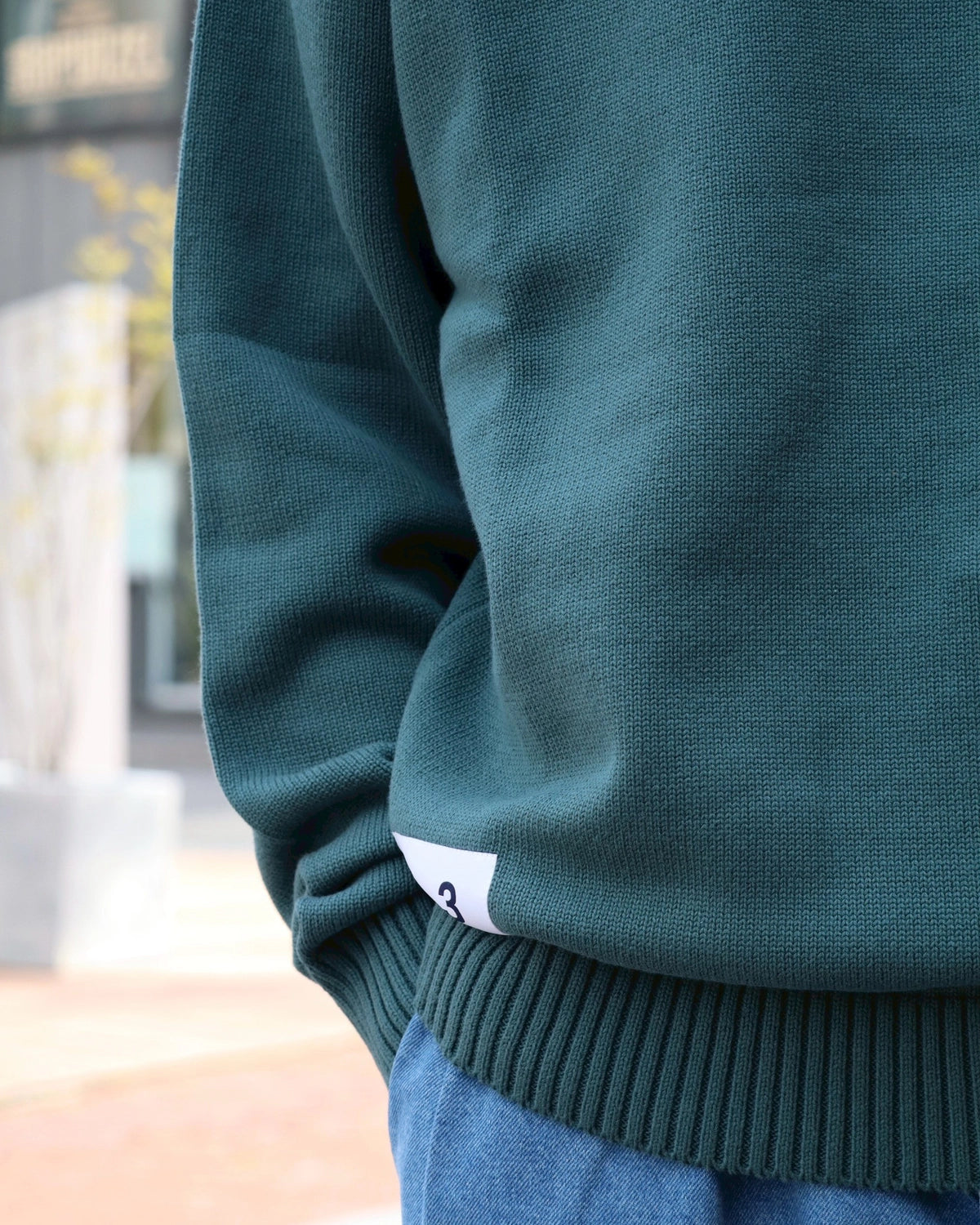 DESCENDANT / FLUKE UP CREW NECK KNIT (261MADS-KNM01)